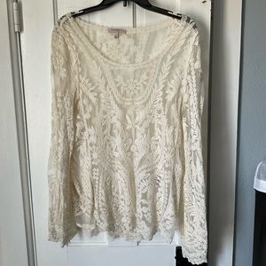 Buckle lace top